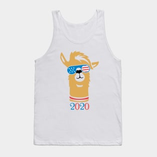 Us independence Day Lama Design Gift Tank Top